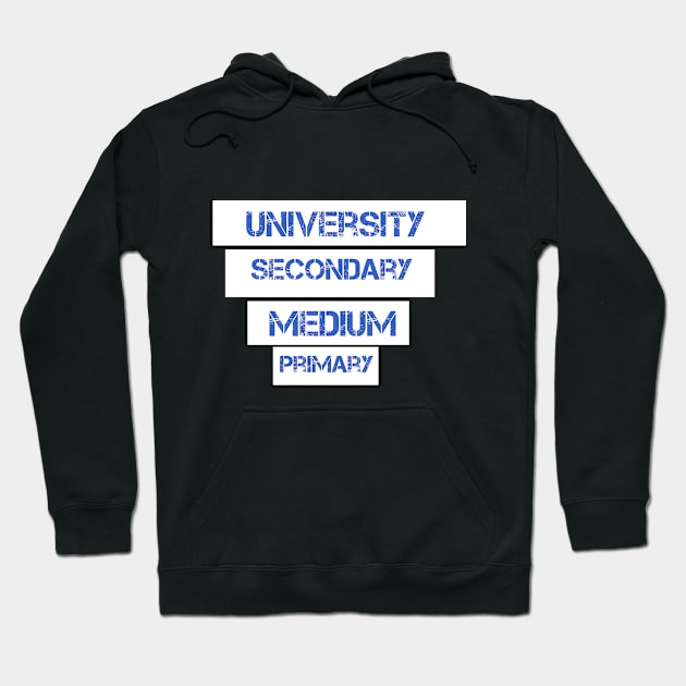 Primary  Medium  Secondary University Back to school first day of school class of 2020 gift Hoodie by Azadinstore